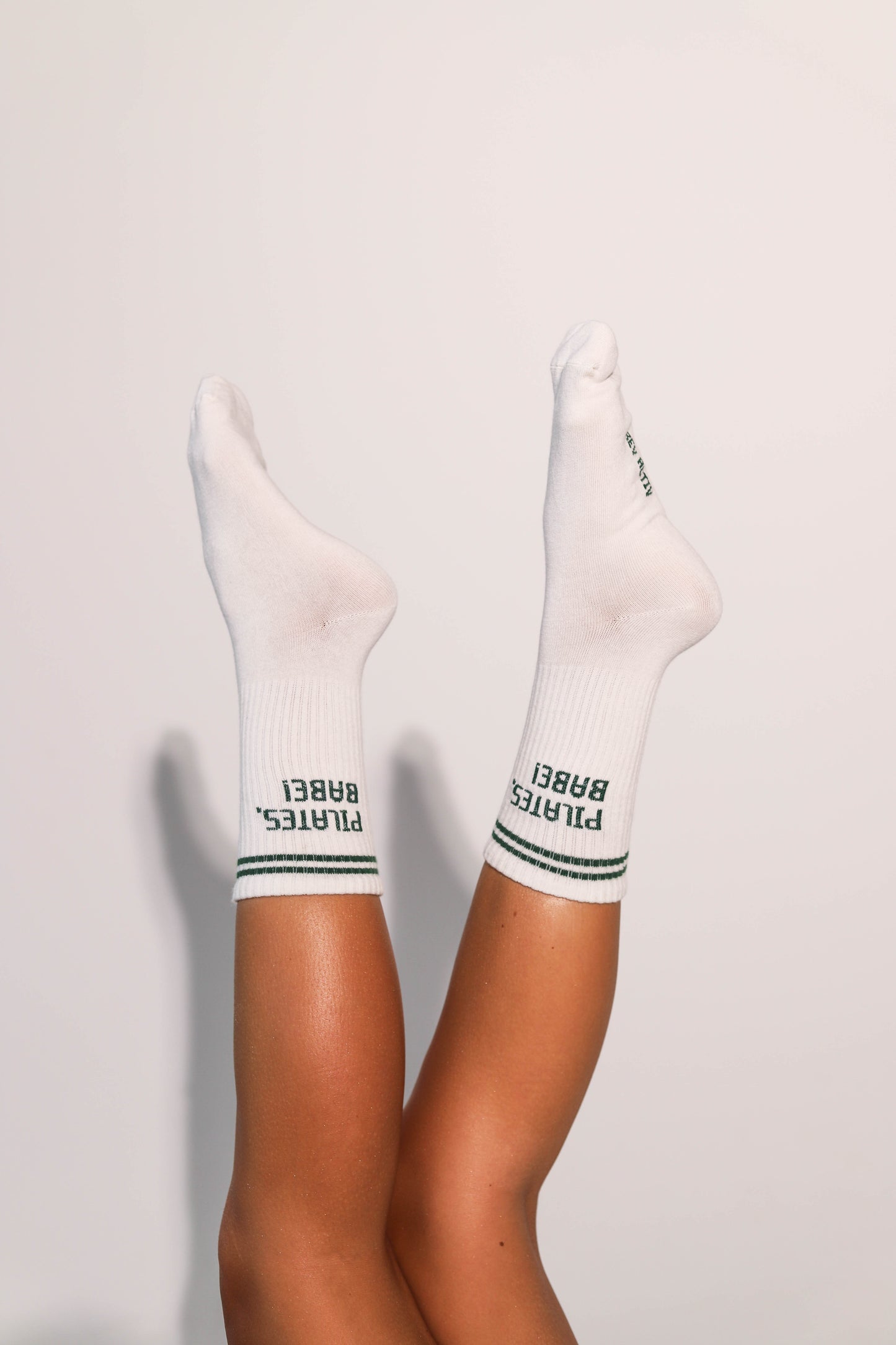 Pilates Babe Green Socks