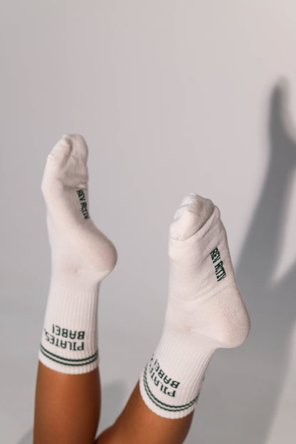 Pilates Babe Green Socks
