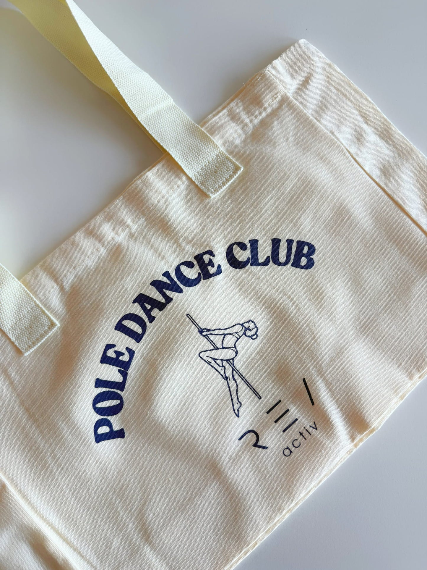 Pole Dance Club Shape Cotton Bag