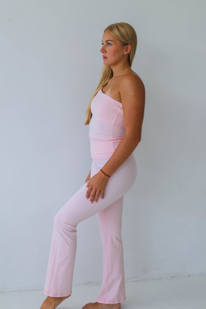 Twist White Open Back Dance Top