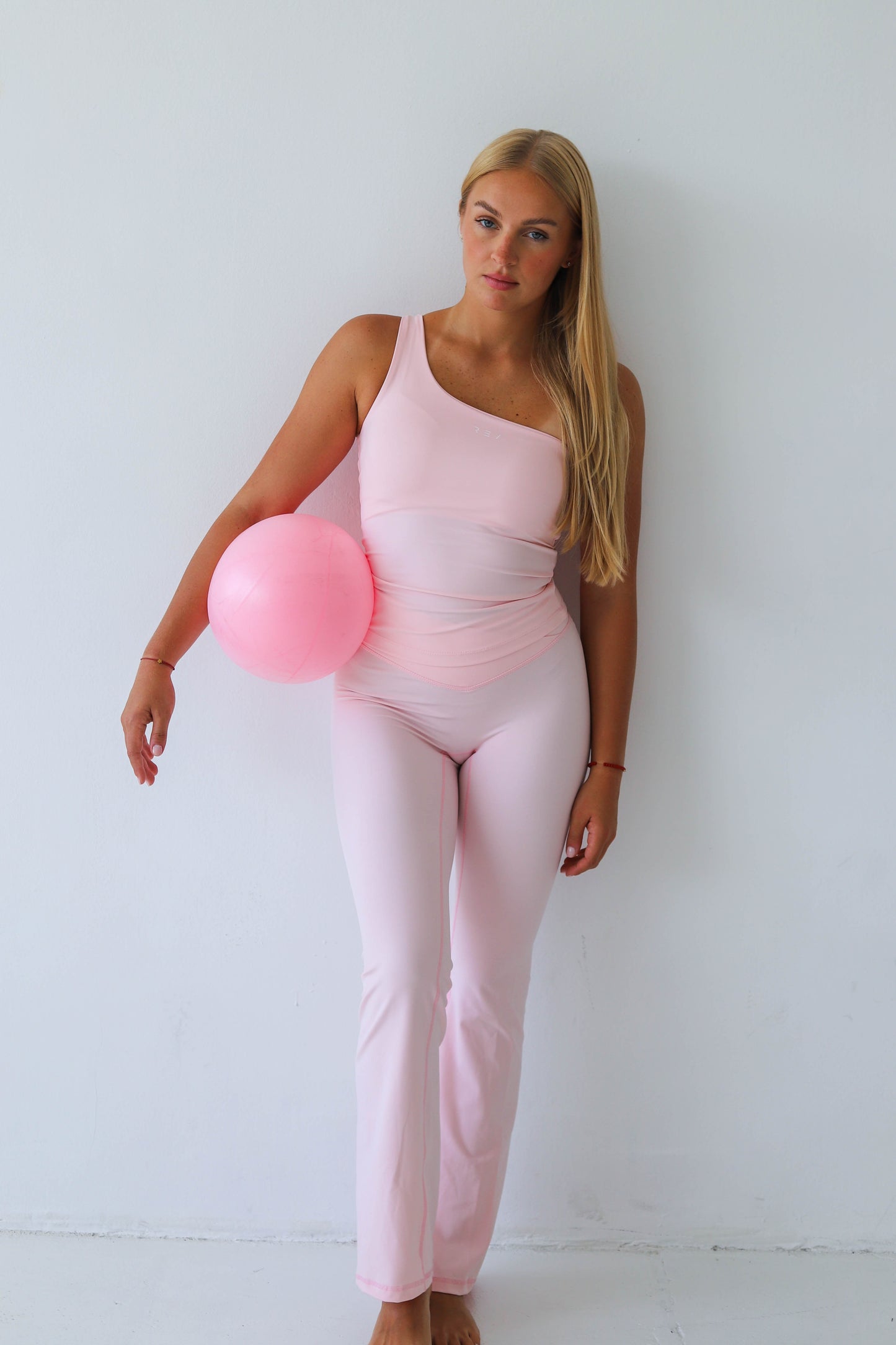 Twist White Open Back Dance Top