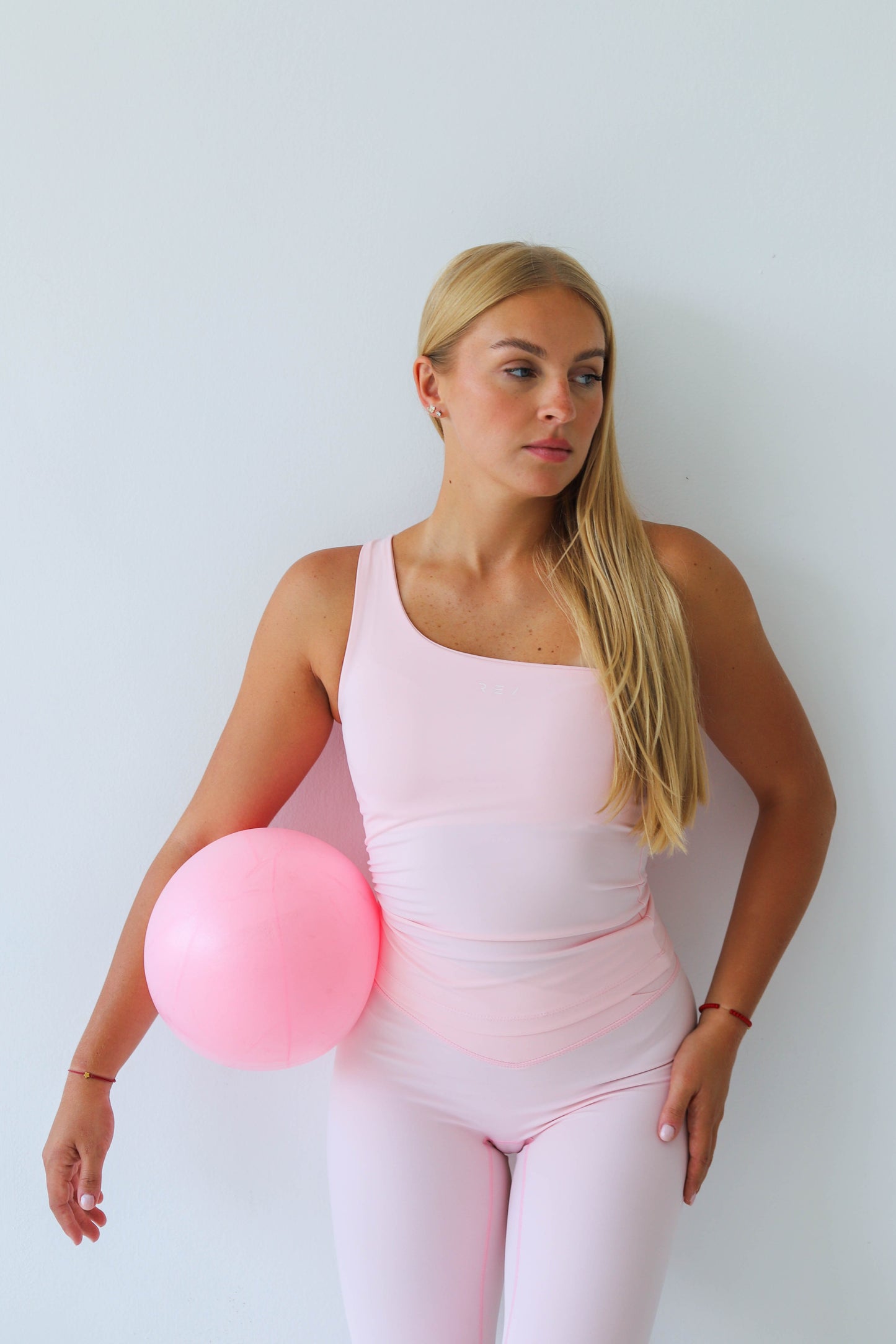 Twist White Open Back Dance Top