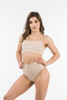 Pole Dance Costume Eclipse Beige
