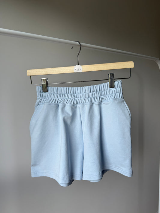 Baby Blue Sweat Shorts S