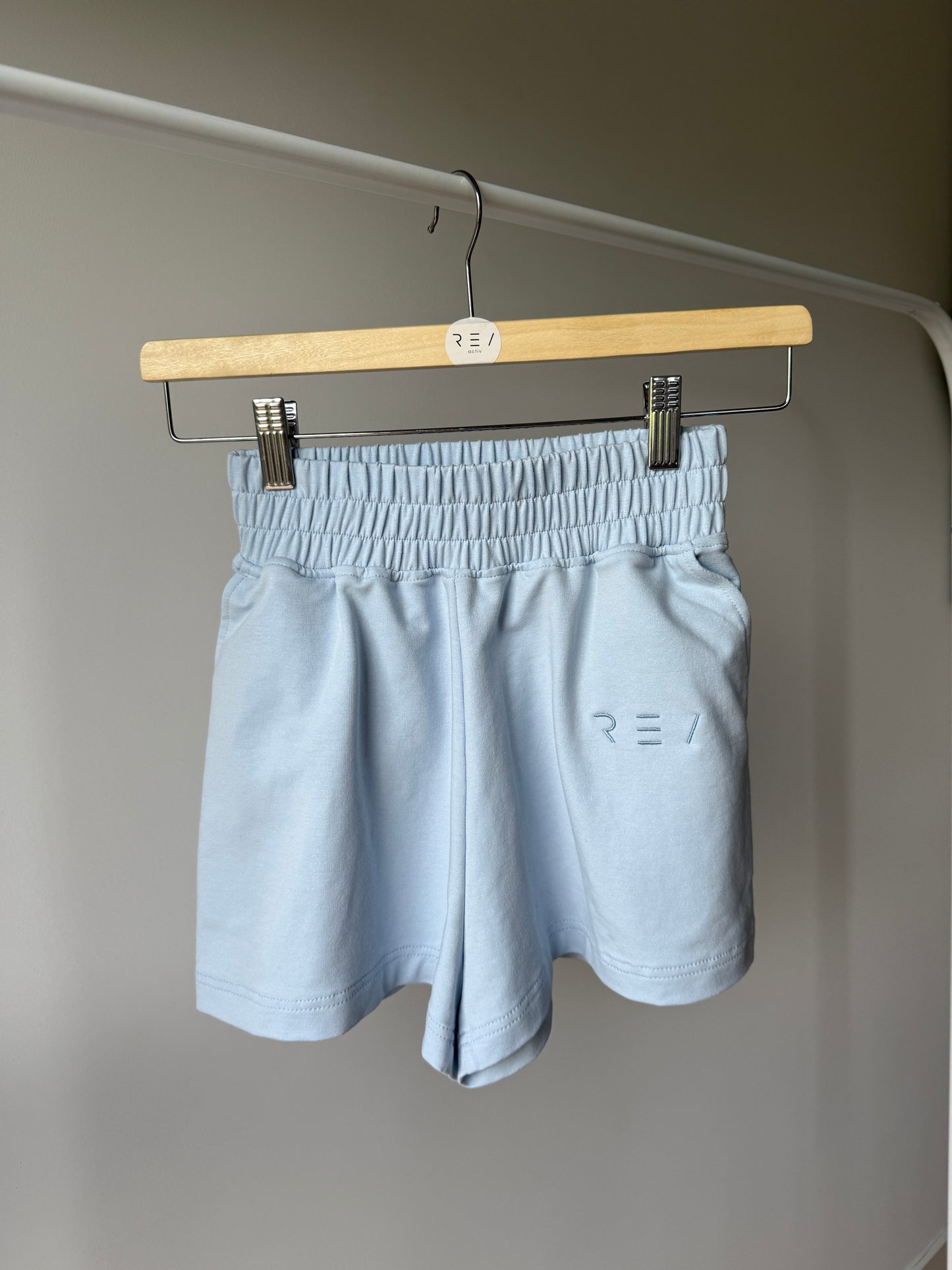 Baby Blue Sweat Shorts S