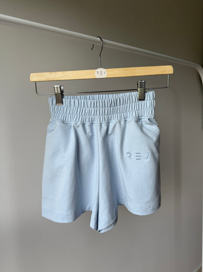 Baby Blue Sweat Shorts S