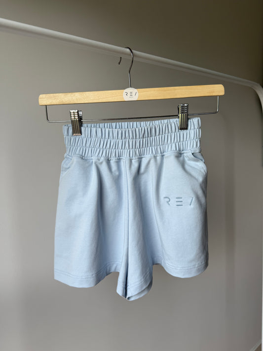 Baby Blue Sweat Shorts S