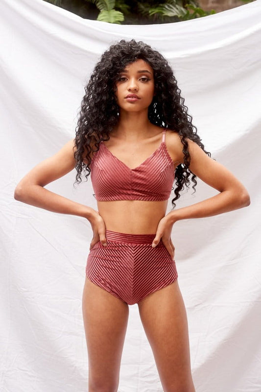 LUNALAE - Lana Top Dusty Rose