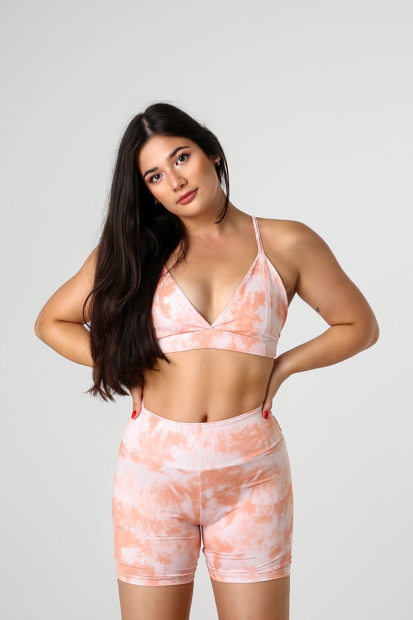 Legginsy Sportowe Comfort Tie Dye