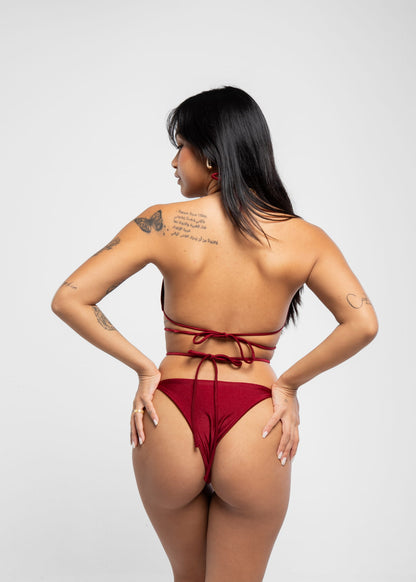 MIAMI BIKINI TOP SHINY CHERRY