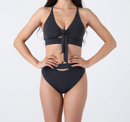Pole Dance Top Moon Dark Gray