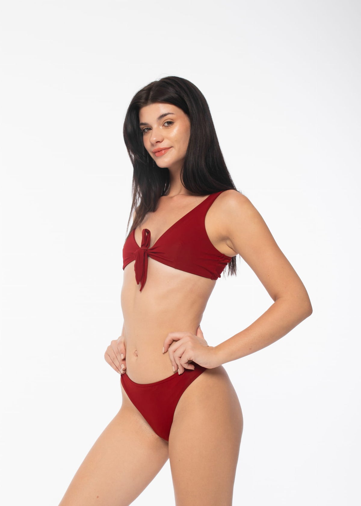 MYKONOS BIKINI BOTTOM WINE ECONYL