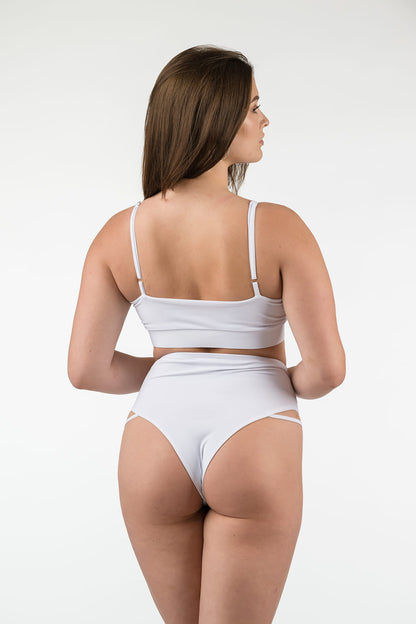 Nasty White Pole Dance Shorts