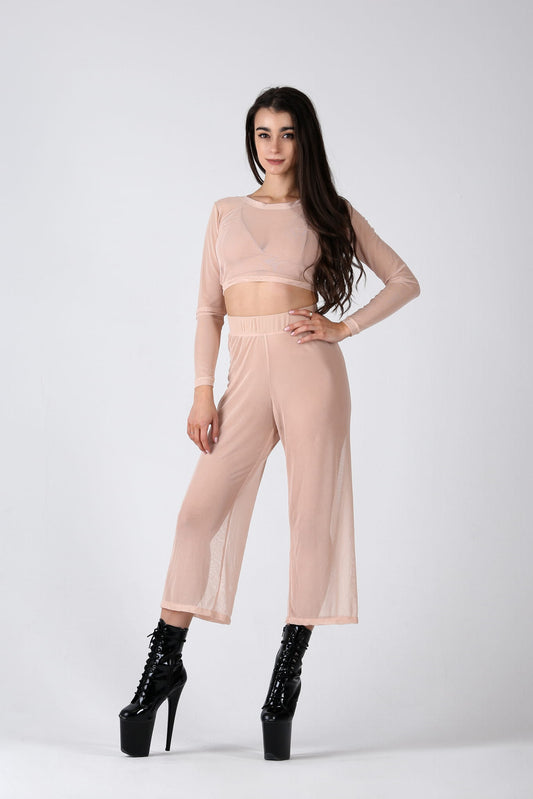 Exotic Pleasure Nude Mesh Pants