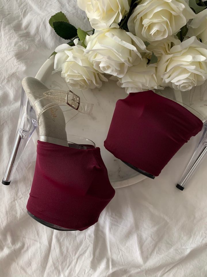 OCHRANIACZE NA BUTY DO EXOTIC BURGUNDY ECONYL