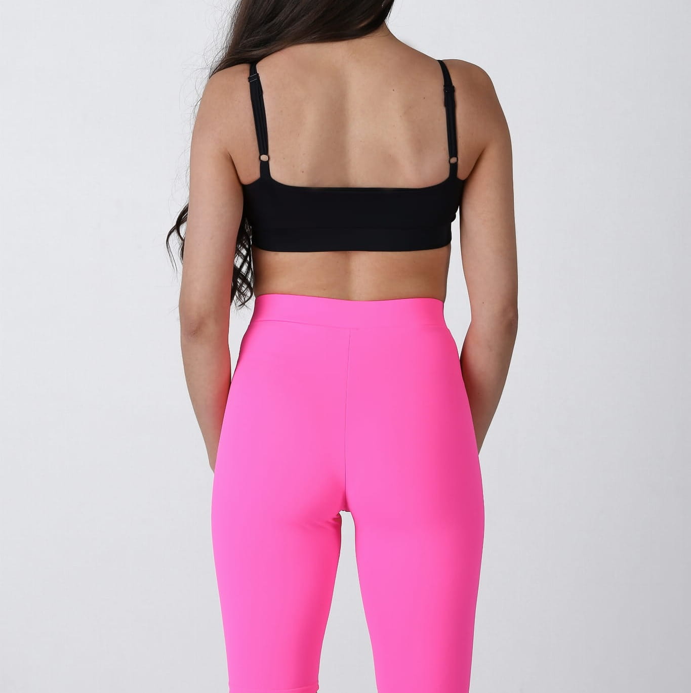 Neon Pink Sports Cycling Pants