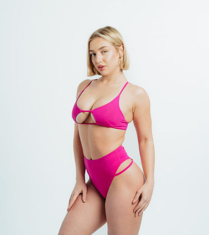 Pole Dance Top Juicy Hot Pink