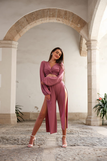 Spodnie do Exotic Sensual Soft Berry