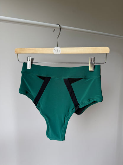 Pole Dance Basic Green Shorts