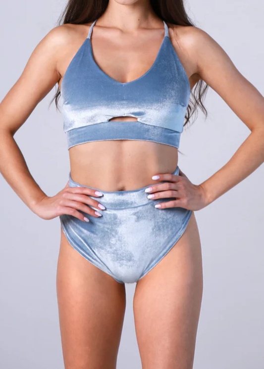 Spodenki do Pole Dance Velvet Aqua