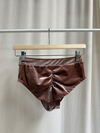 Velvet Pink Pole Dance Shorts 