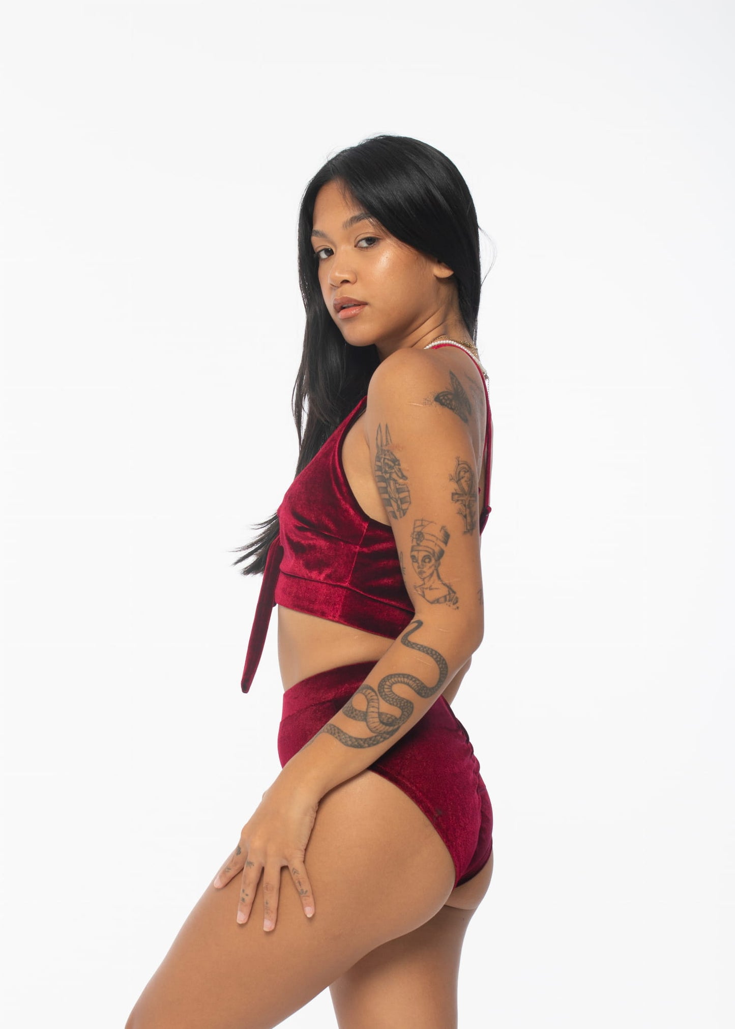Spodenki do Pole Dance Velvet Wine