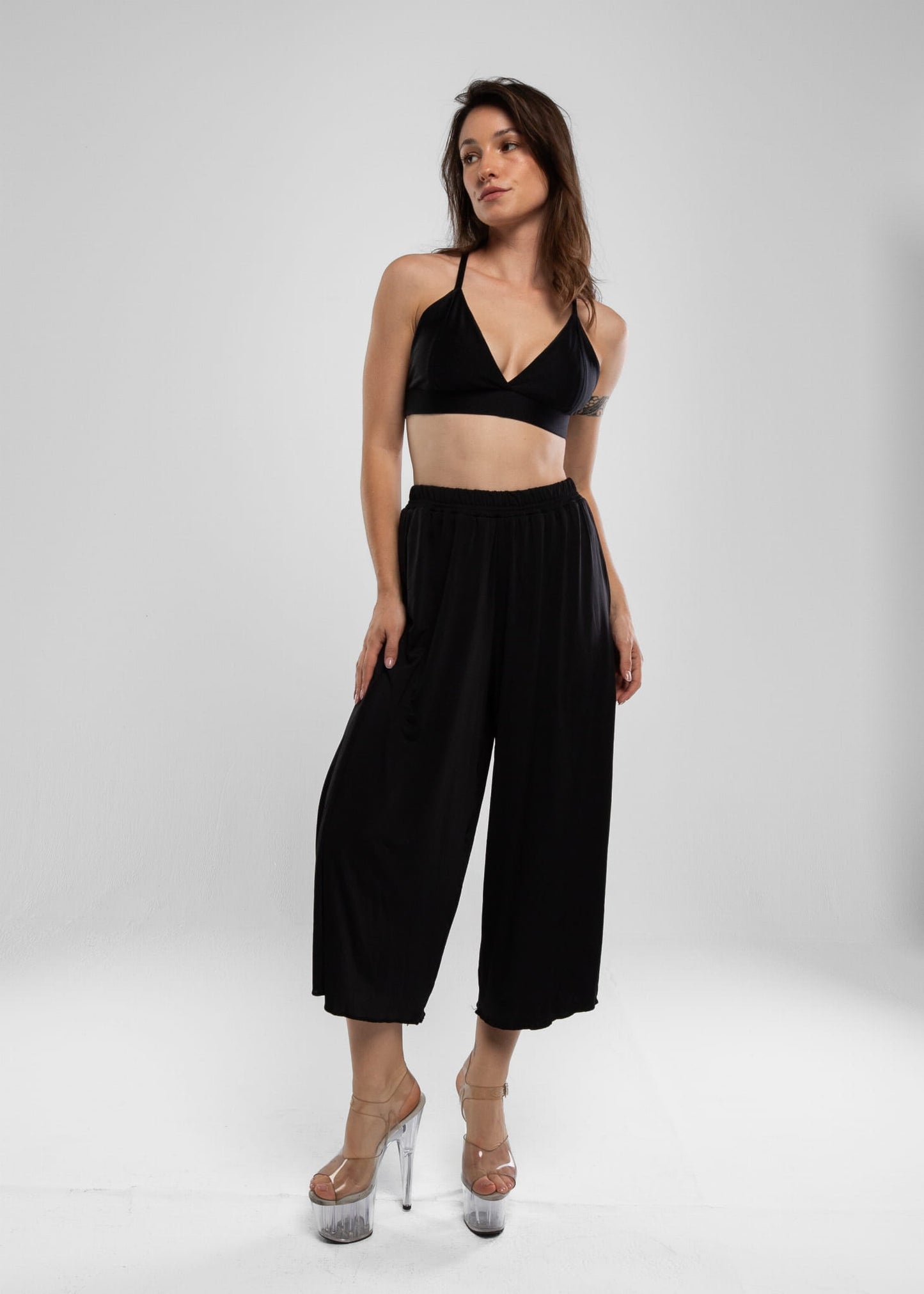 Spodnie do Tańca Exotic Comfy Black