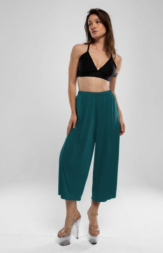 Spodnie do Tańca Exotic Comfy Malachite