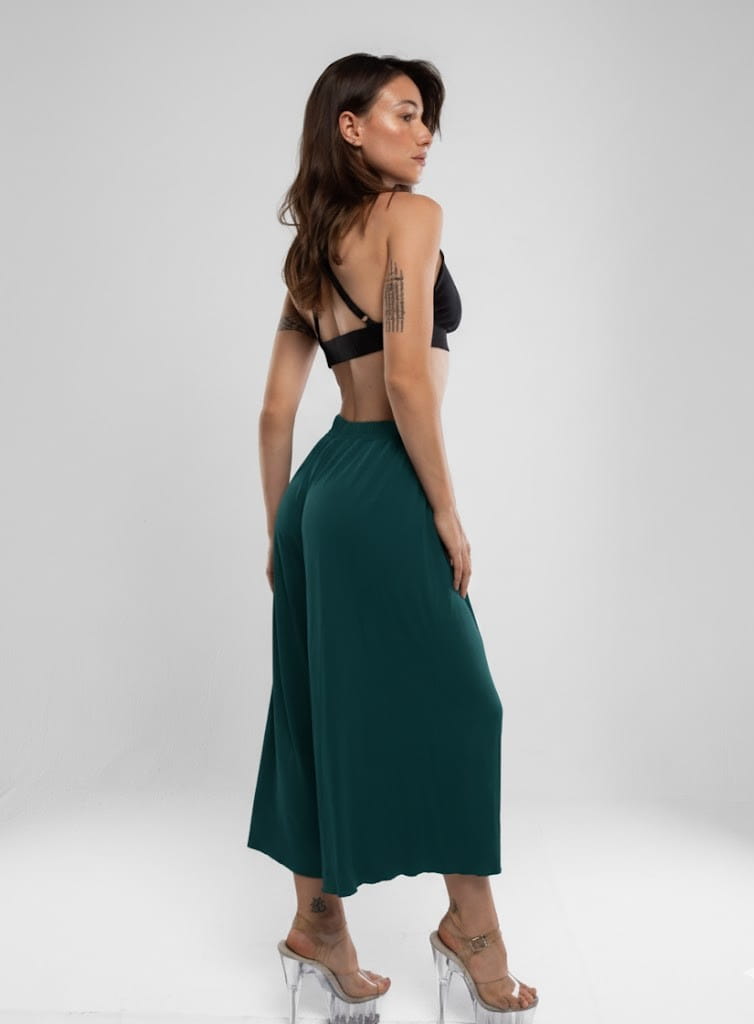 Spodnie do Tańca Exotic Comfy Malachite