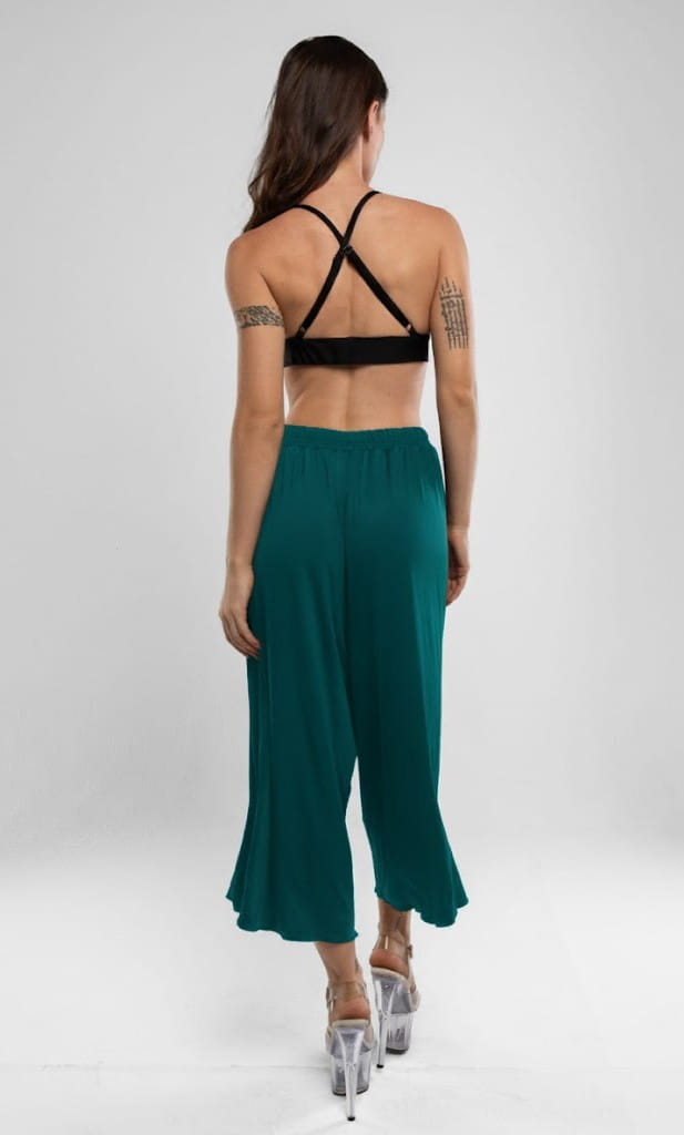 Spodnie do Tańca Exotic Comfy Malachite