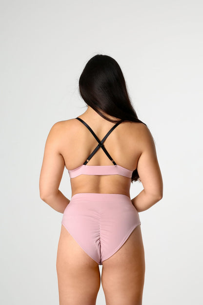 Classic Rose Pink Pole Dance Shorts 