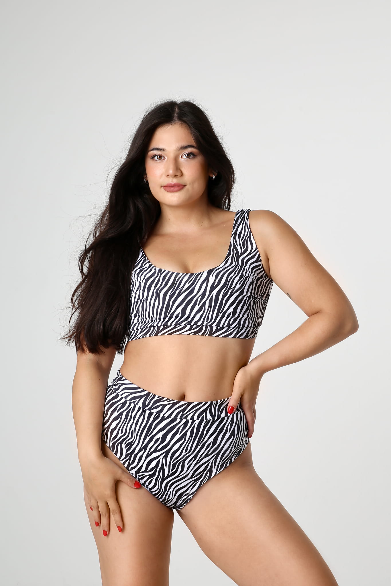 Pole Dance Top Classic Zebra 