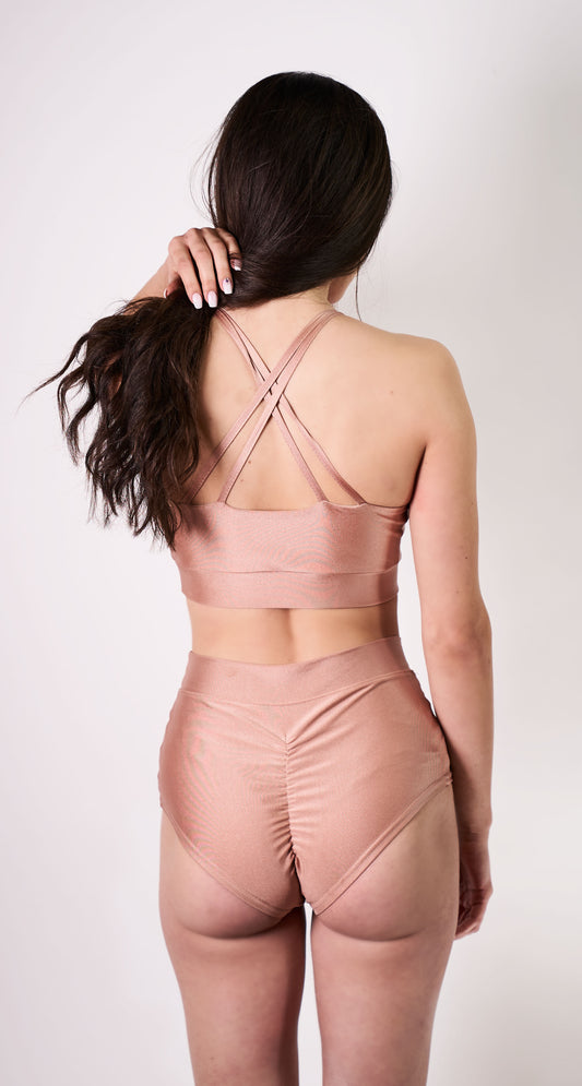 Top do Pole Dance Basic Shiny Nude
