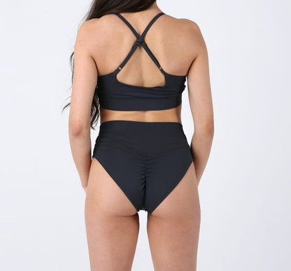 Pole Dance Top Moon Dark Gray