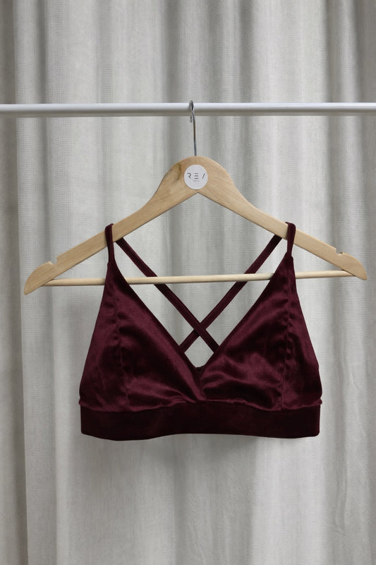 Pole Dance Top Triangle Velvet