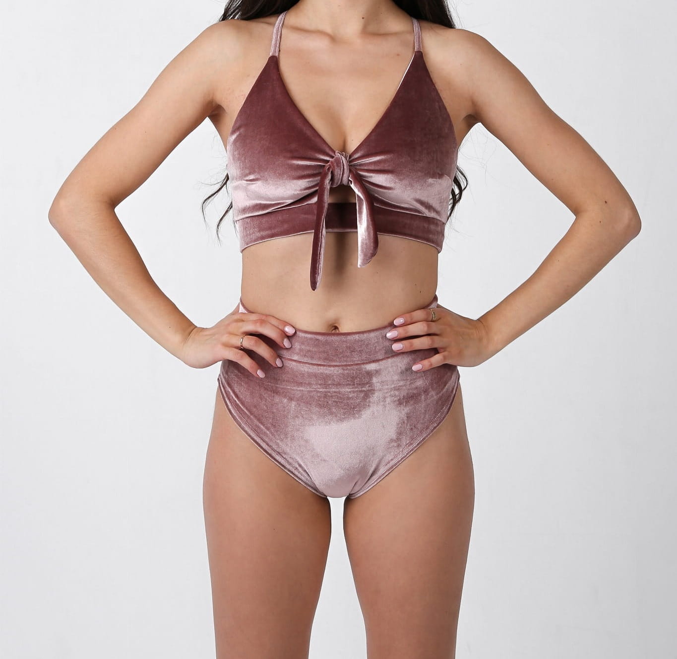 Velvet Pink Pole Dance Shorts 