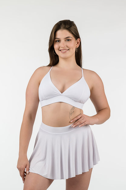 Top do Pole Dance Triangle White