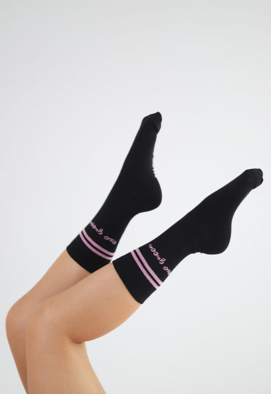 Exo Queen Black Socks
