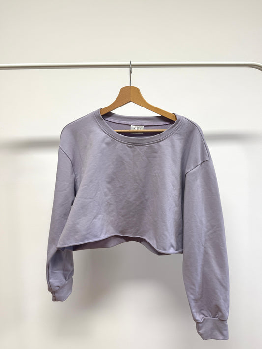 Bluza Crop Lila XS