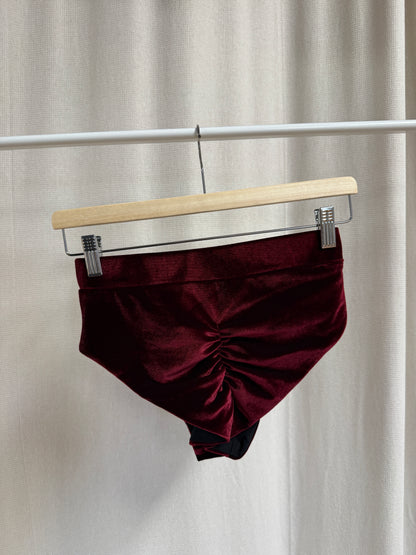 Spodenki do Pole Dance Classic Velvet Wine