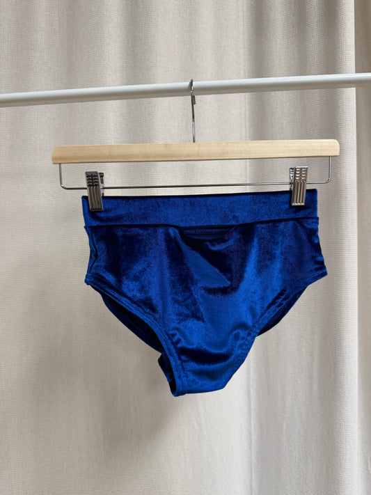 Spodenki do Pole Dance Moon Velvet Blue XS