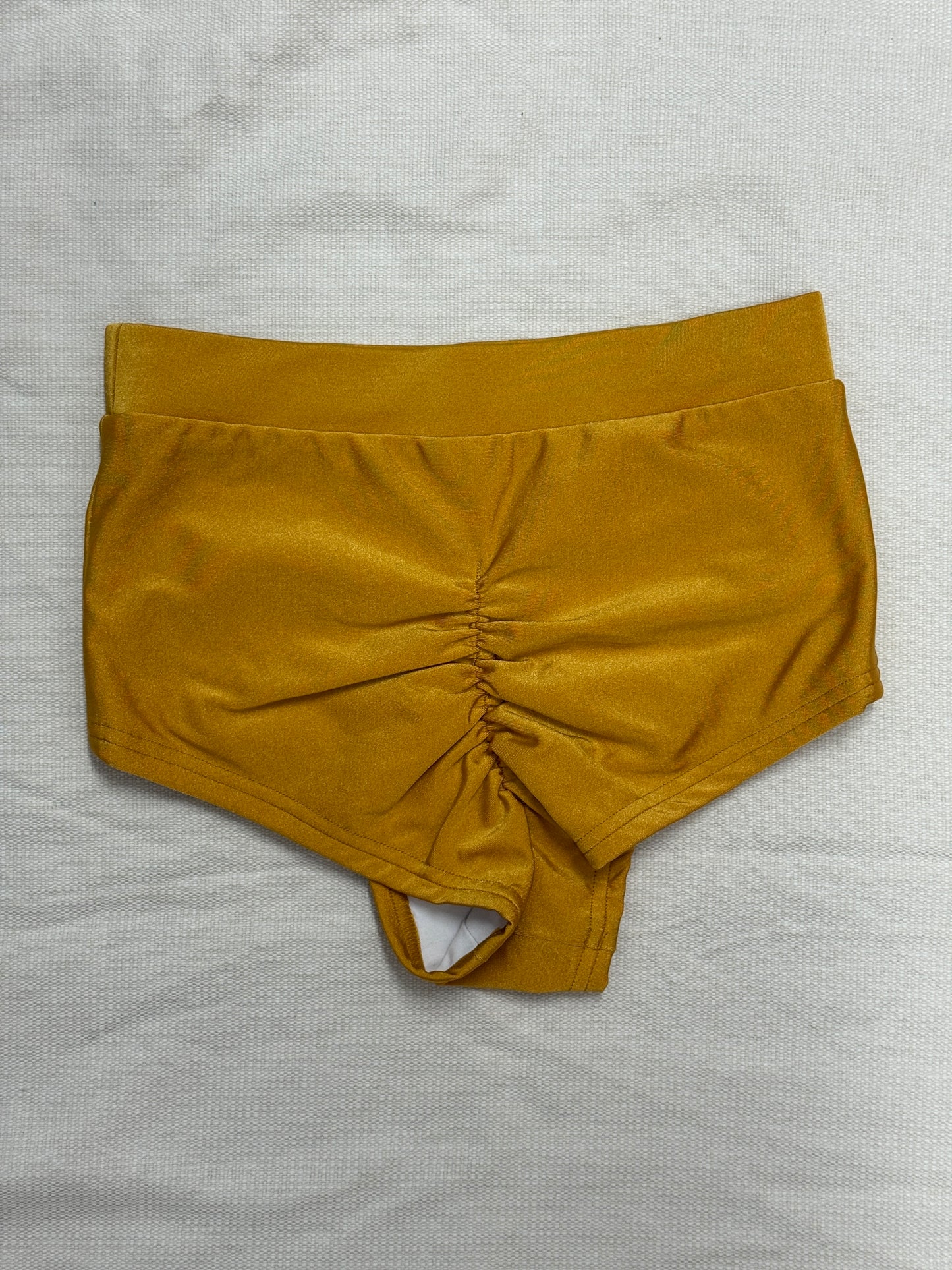 Spodenki do Pole Dance Basic Shiny Mustard