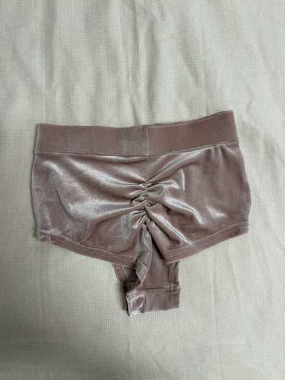 Spodenki do Pole Dance Basic Velvet Pink