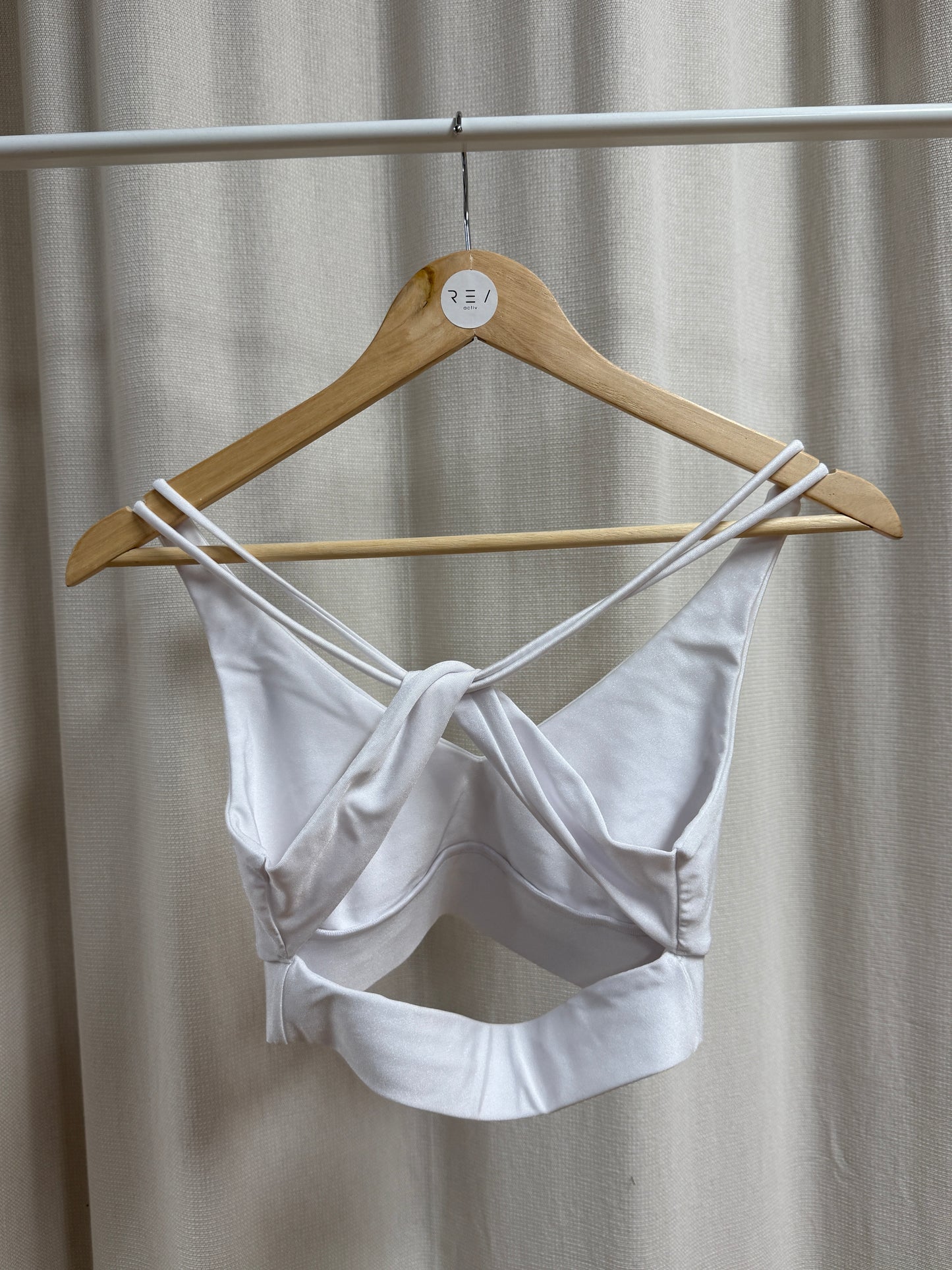 Top do Pole Dance Nasty Shiny White