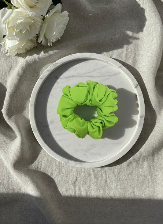 NEON GREEN SCRUNCHIE GUMKA DO WŁOSÓW