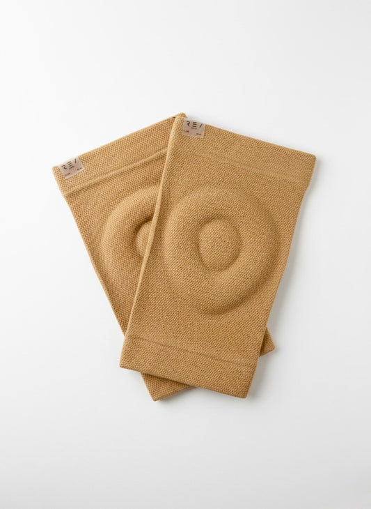 Ciemne Beżowe Nakolanniki do Tańca Żelowe Wadliwe