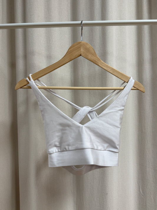 Top do Pole Dance Nasty Shiny White