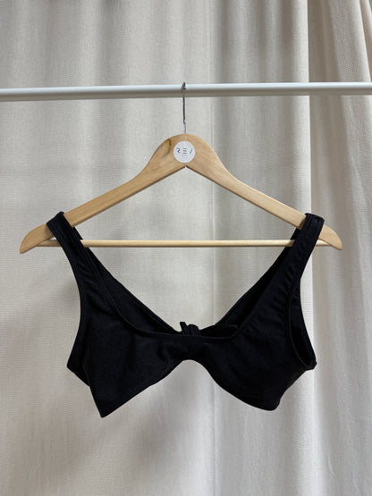 Mykonos Bikini Top Shiny Black S