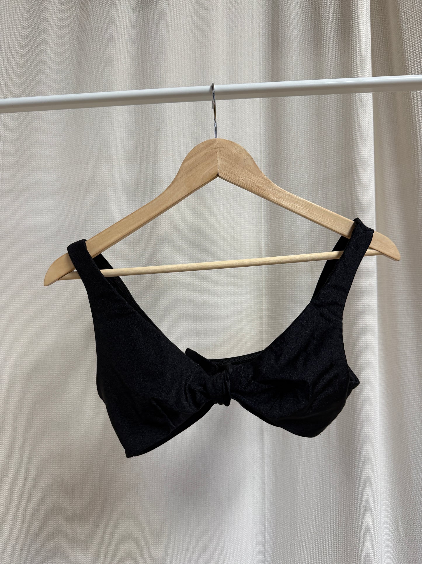 Mykonos Bikini Top Shiny Black S