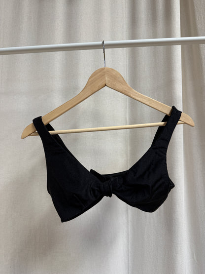 Mykonos Bikini Top Shiny Black S